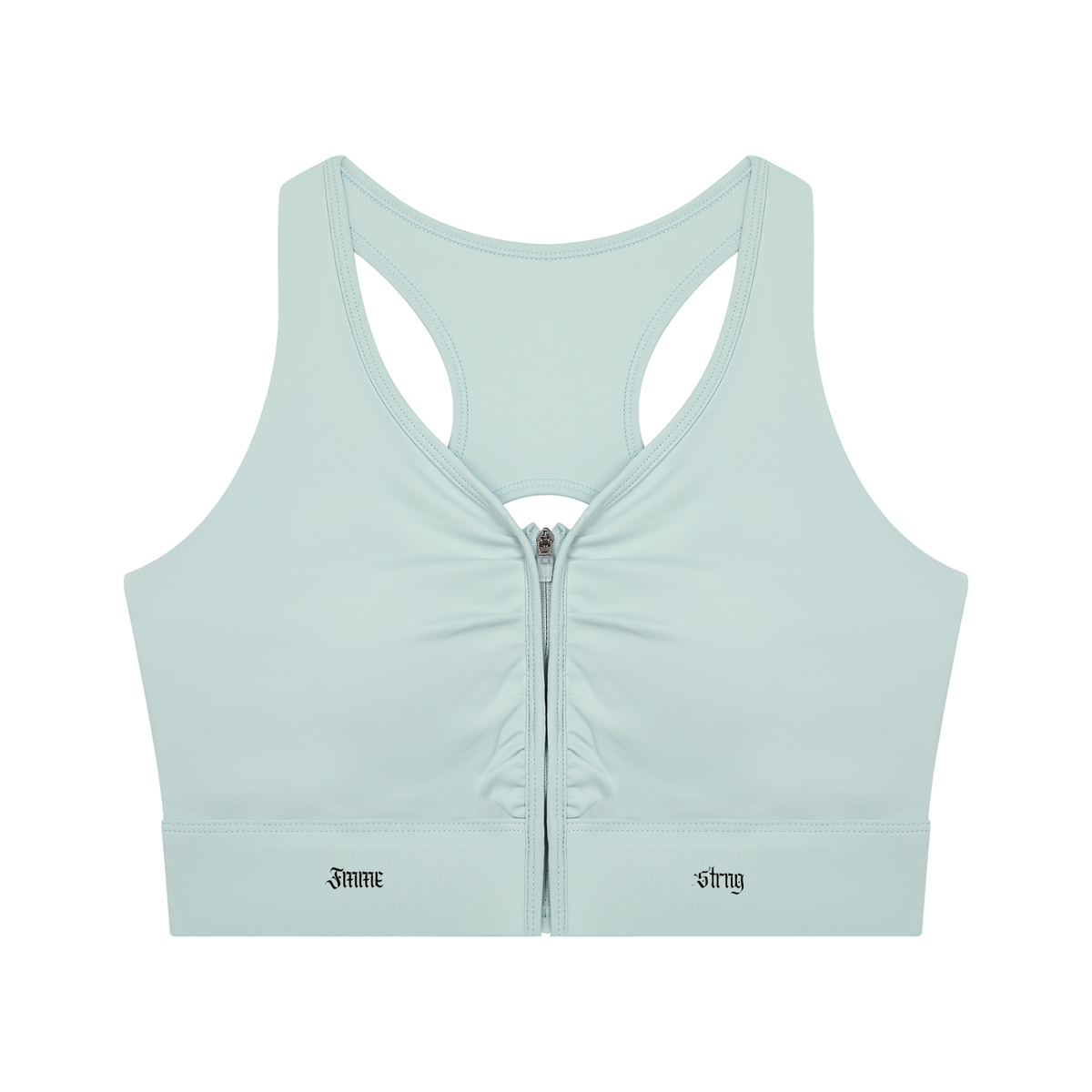 Women’s Cropped Zip Yoga Sports Bra