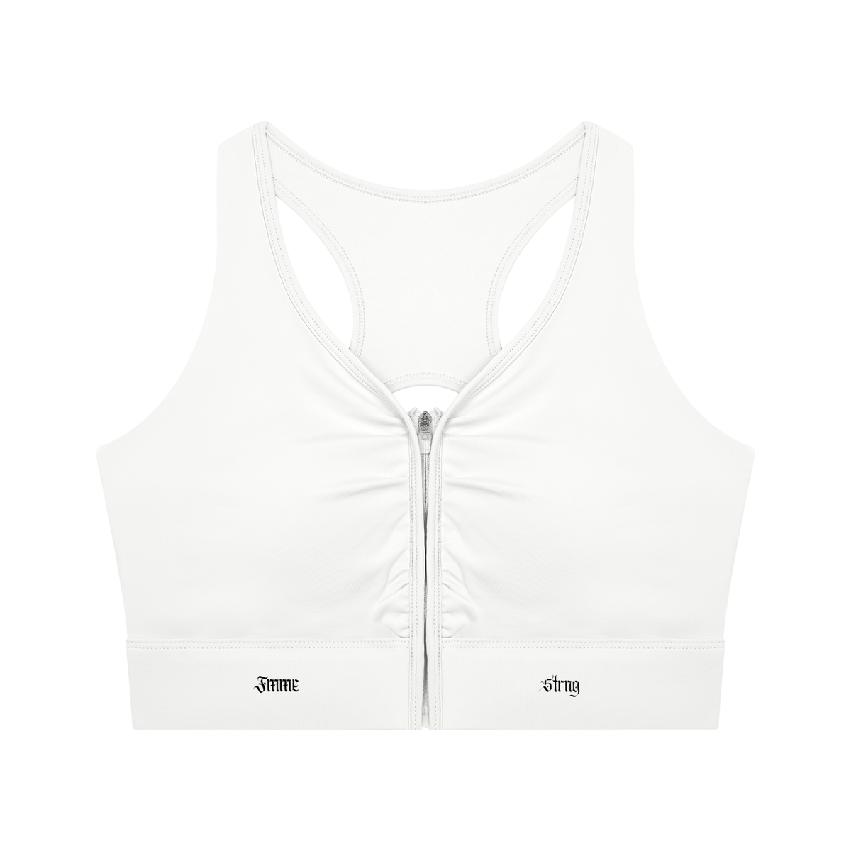 Women’s Cropped Zip Yoga Sports Bra