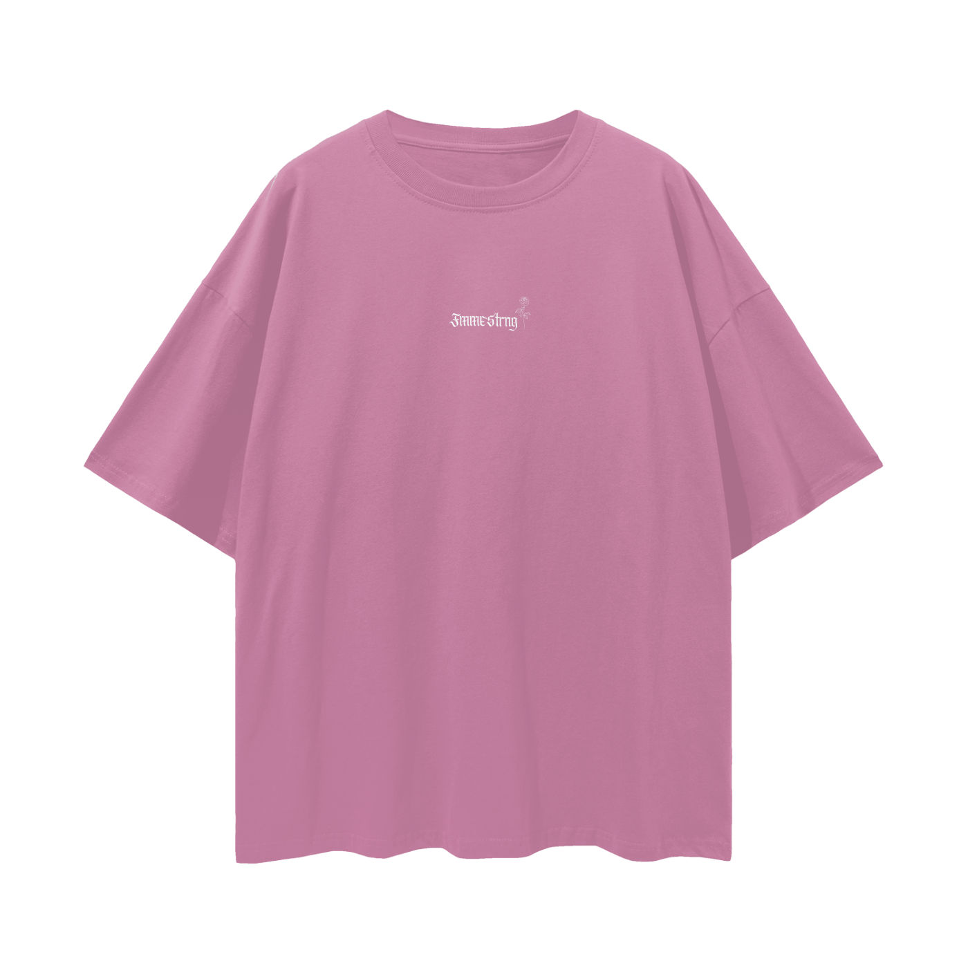 Baby Rose Oversized Tee 🌸 🤍 🩶 💙