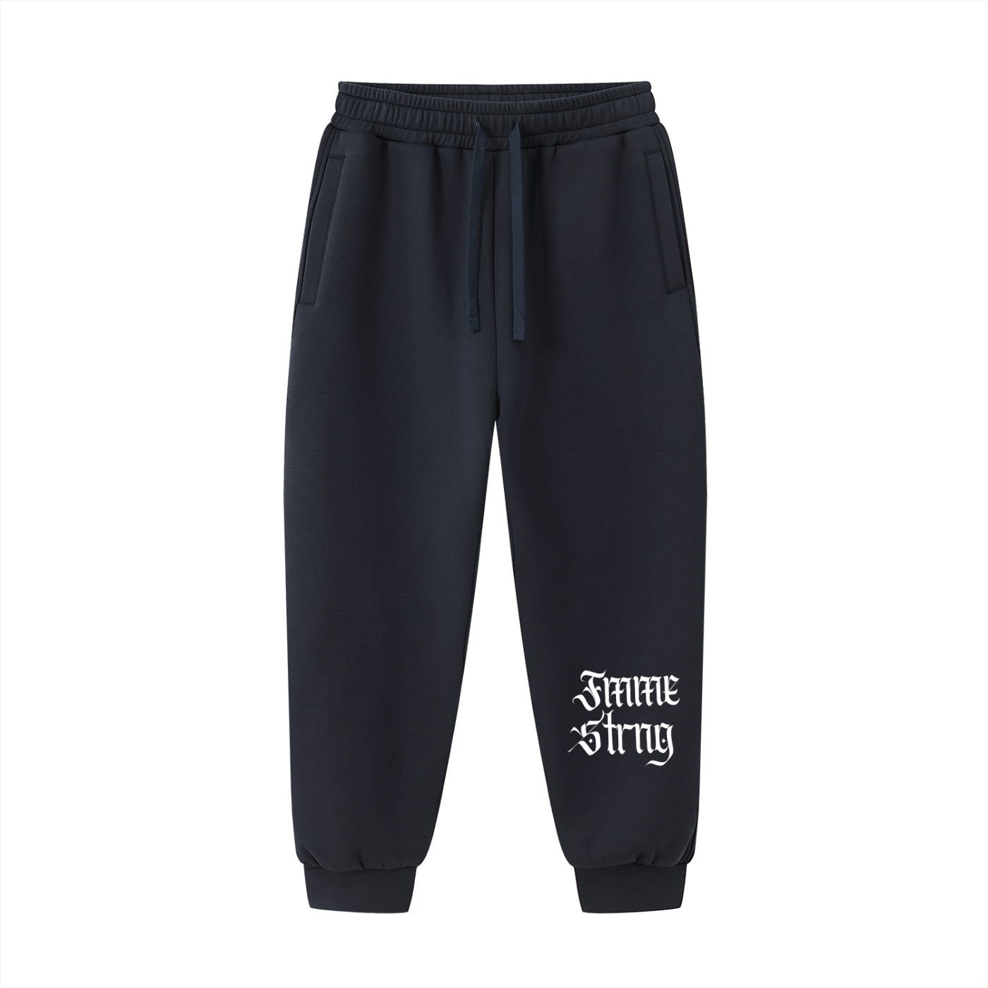 Cozy sweats,Fmme Strng Sweats,Logo Sweats,Black sweats,Navy Sweats,Fleece cotton sweats