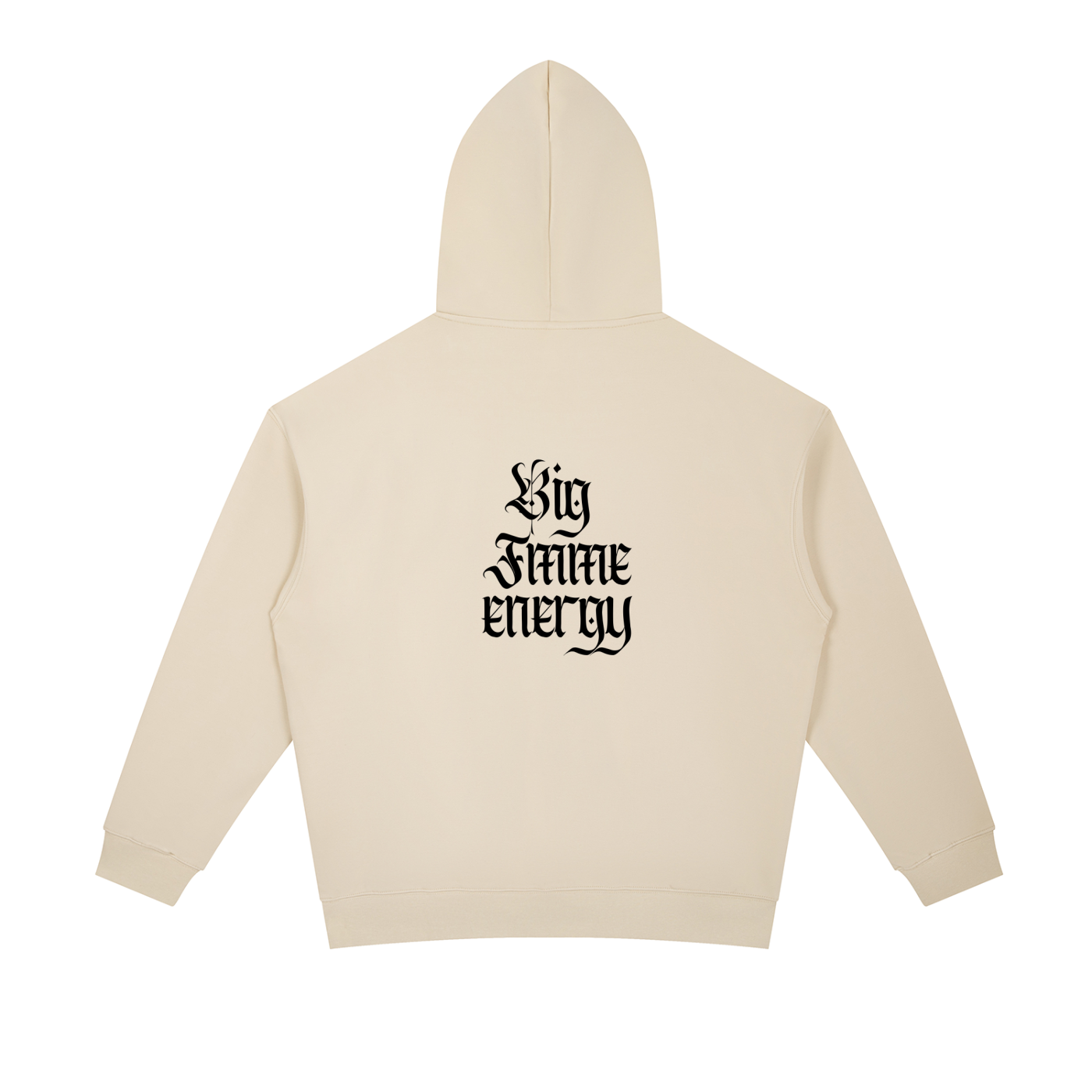 Heavyweight Fleece Hoodie: Big Fmme Energy (Black Text) 🖤 ✨