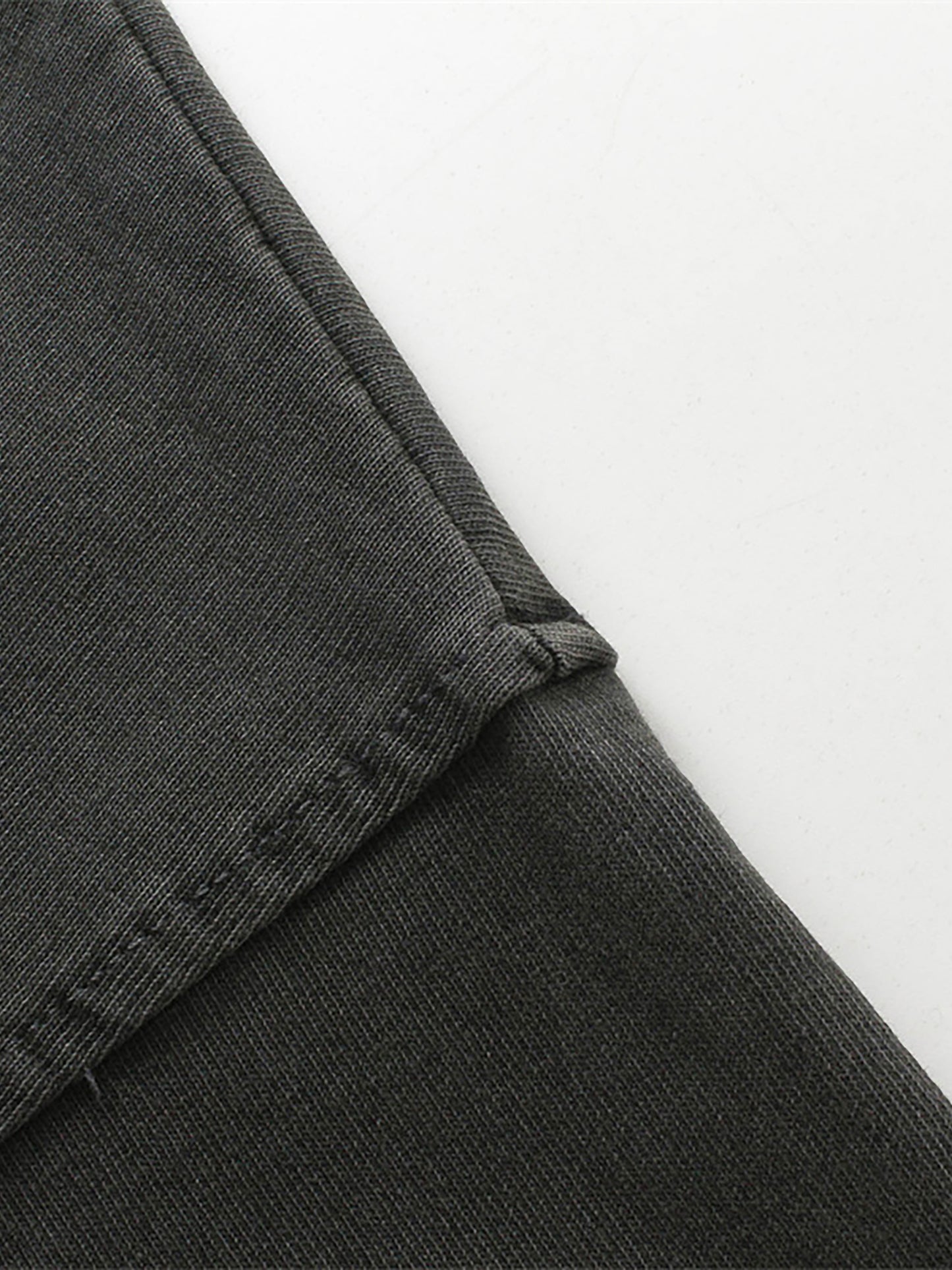 Enzyme Washed T-Shirt – Micro Fmme Strng Typography 🤍 🩶 💙