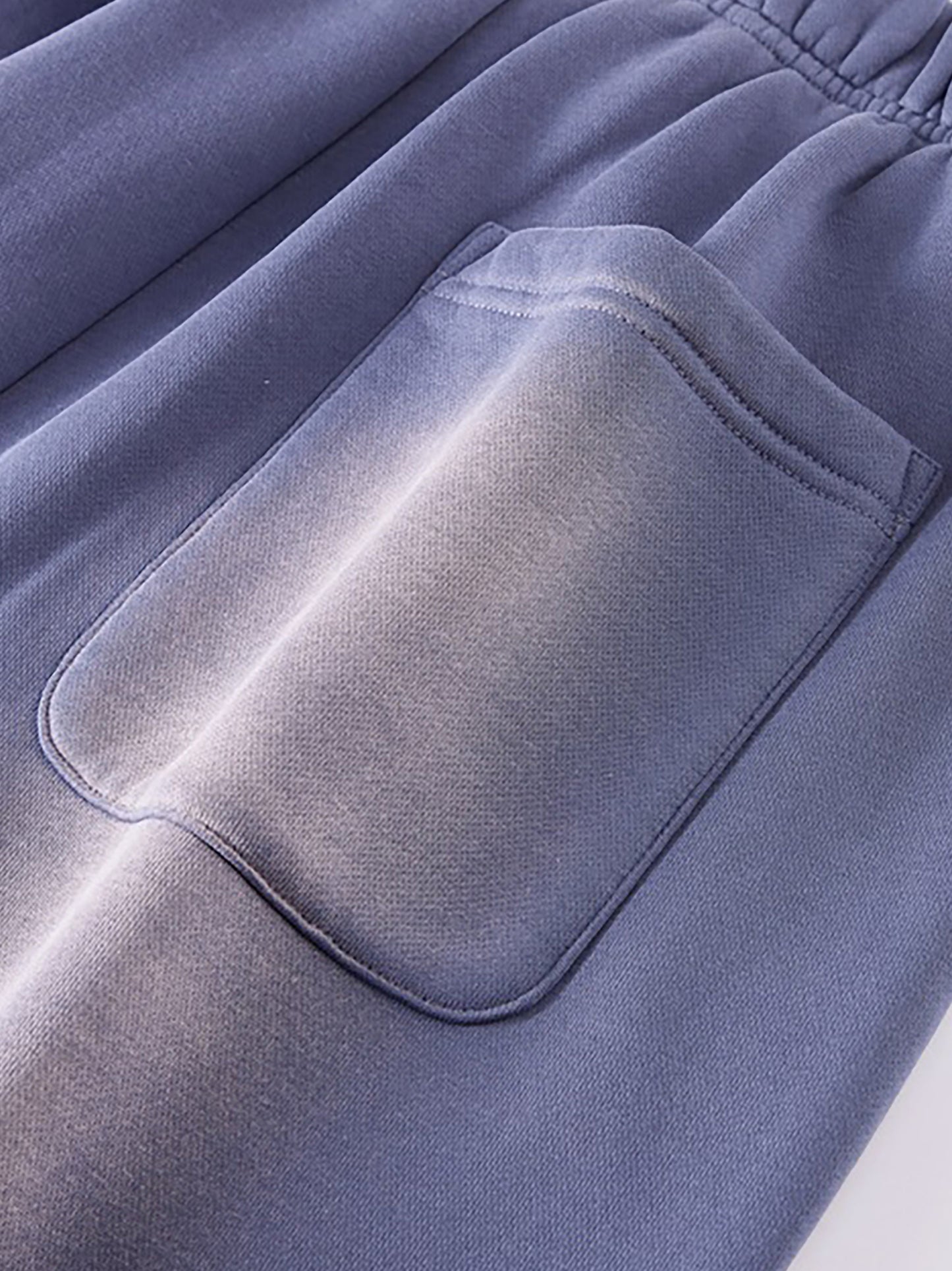 🍂 Cozy Sunfade 🌞 Fleeced Sweatpants 🖤