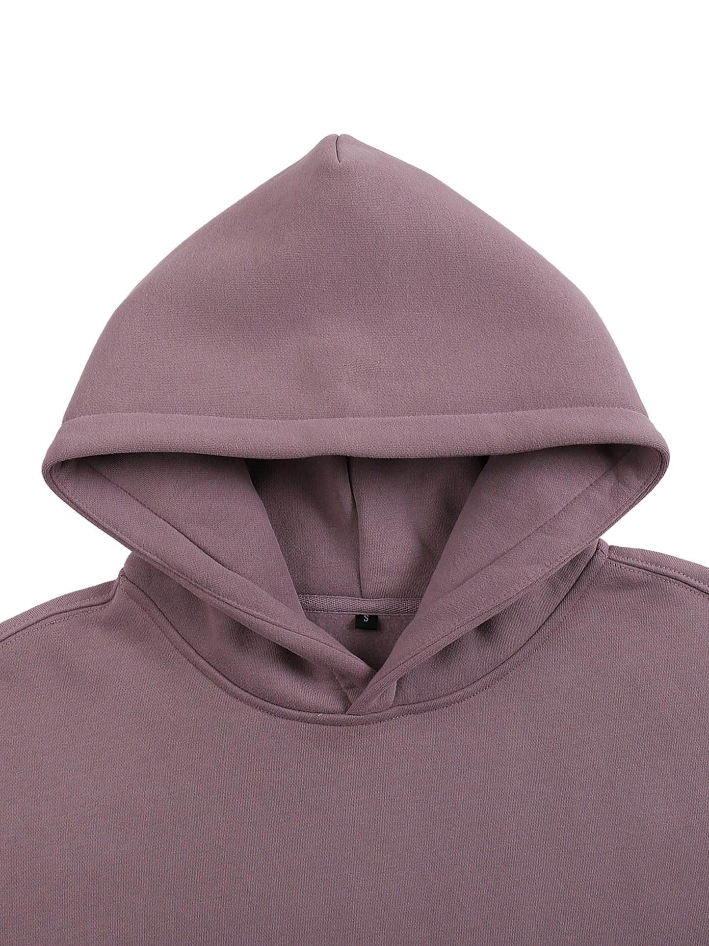 Oversized Drop Shoulder Fleece Hoodie 🌫️ 🍂