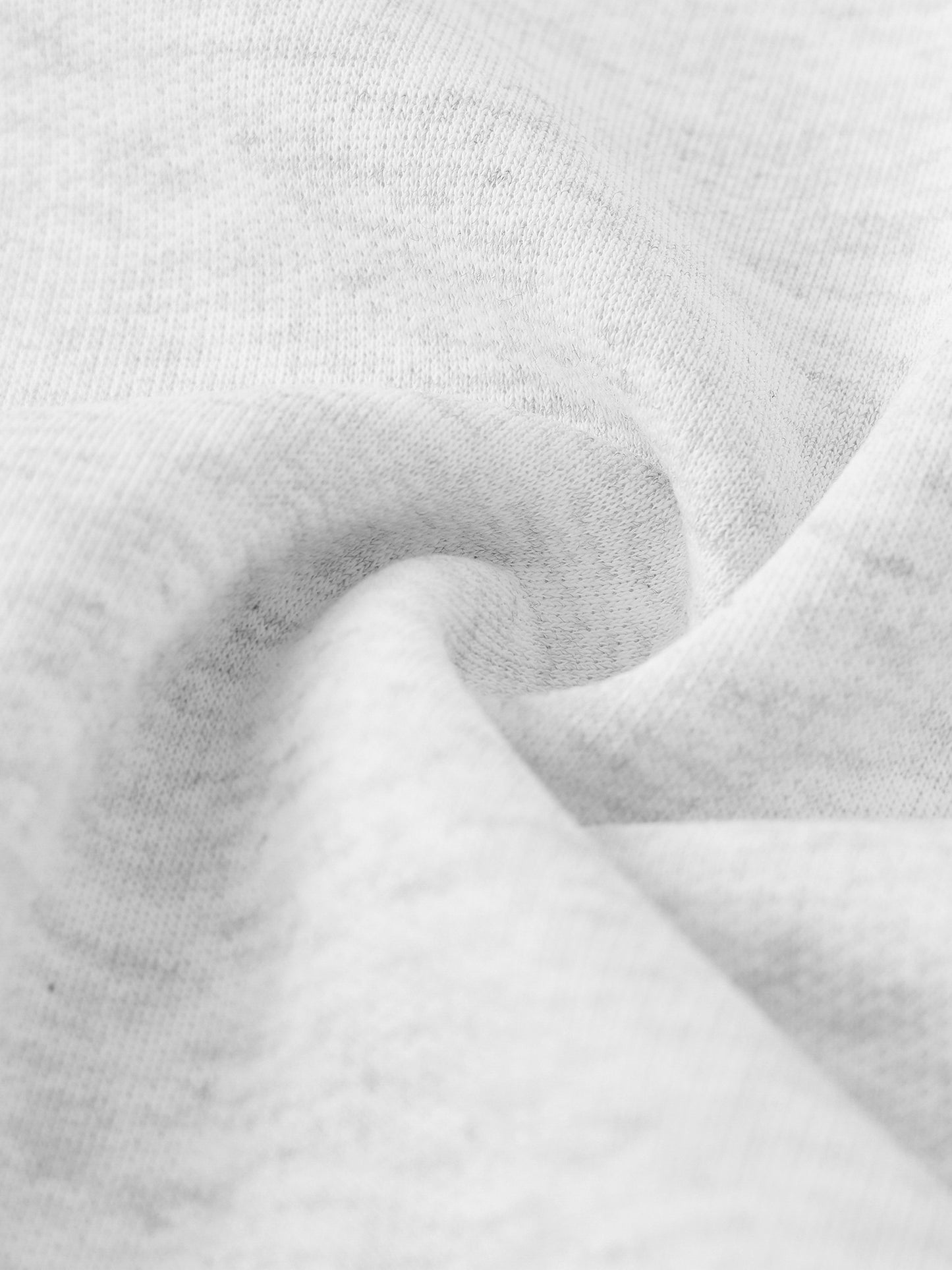 🍑🤍 Contrast Piping Raglan Hoodie — Heather White & Apricot 🤍🍑